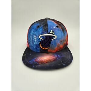 New Era 59FIFTY Miami Heat Galaxy Intergalactic Fitted Hat 7 1/4 NBA Cap